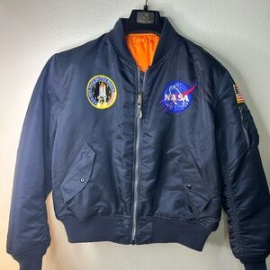 Alpha Industries NASA Flight Bomber Jacket – Men’s XLarge